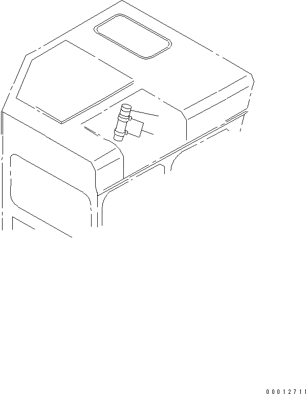Схема запчастей Komatsu D155C-1 - ТЕРМОС(№9-) КАБИНА ОПЕРАТОРА И СИСТЕМА УПРАВЛЕНИЯ