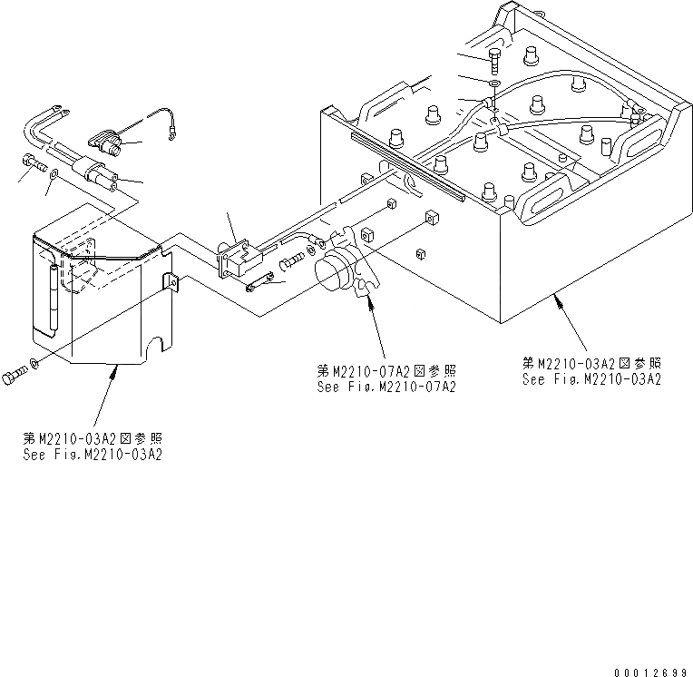 Схема запчастей Komatsu D155C-1 - JUMP START (ДЛЯ ДВИГАТЕЛЬ) (МОРОЗОУСТОЙЧИВ. СПЕЦ-Я)(№9-) ЧАСТИ КОРПУСА