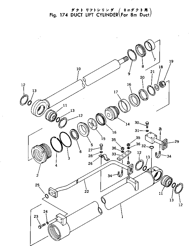 Схема запчастей Komatsu D155W-1 - ВОЗДУХОВОДЫ ГИДРОЦИЛИНДР ПОДЪЕМА (ДЛЯ 8M ВОЗДУХОВОДЫ)(№89-) КОМПОНЕНТЫ ДВИГАТЕЛЯ И ЭЛЕКТРИКА