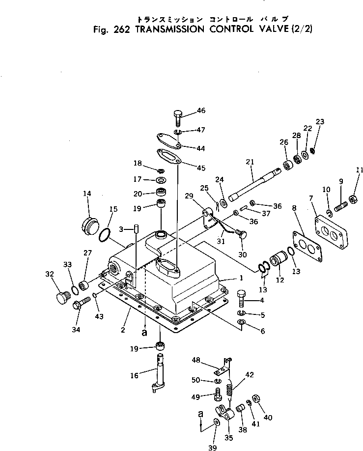 Схема запчастей Komatsu D155W-1 - КЛАПАН УПРАВЛЕНИЯ ТРАНСМИССИЕЙ (/) ГИДРОТРАНСФОРМАТОР И ТРАНСМИССИЯ