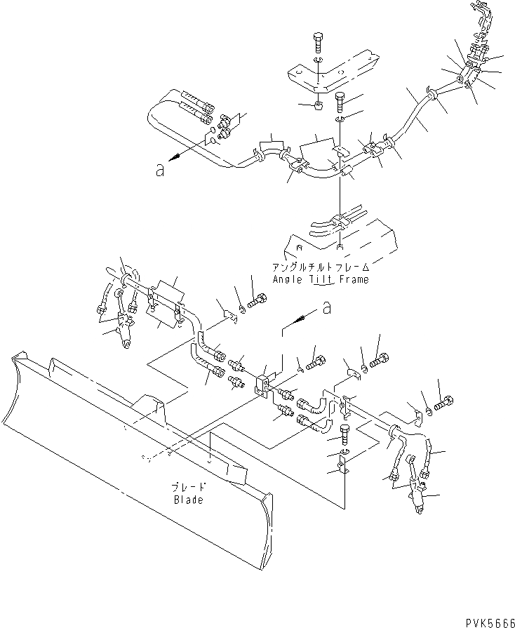 Схема запчастей Komatsu D20A-7-M - DOZER МАСЛ. ЛИНИЯ (GUIDE ПЛАСТИНА ЛИНИЯ ЦИЛИНДРА) (ДЛЯ PAT) (ROBAN SEISEI СПЕЦ-Я.) (С LIFT GAUGE) РАБОЧЕЕ ОБОРУДОВАНИЕ