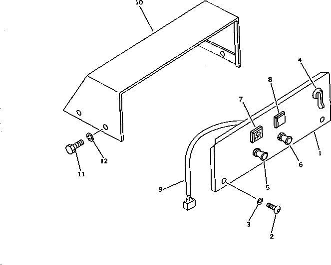 Схема запчастей Komatsu D20P-6 - ПАНЕЛЬ (ЧАСТИ ДЛЯ ОБСЛУЖИВАНИЯМАШИНЫ) (ДЛЯ ЯПОН.) КОМПОНЕНТЫ ДВИГАТЕЛЯ И ЭЛЕКТРИКА