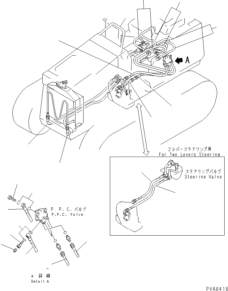 Схема запчастей Komatsu D20PG-7A - ЧАСТИ ДЛЯ ПЕРИОДИЧ. ЗАМЕНЫ (/) (ГИДРАВЛ ШЛАНГИ) КАТАЛОГИ ЗЧ