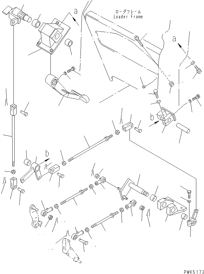 Схема запчастей Komatsu D20PL-7 - ОСНОВН. МУФТА УПРАВЛ-Е (С КАБИНОЙ) КАБИНА ОПЕРАТОРА И СИСТЕМА УПРАВЛЕНИЯ