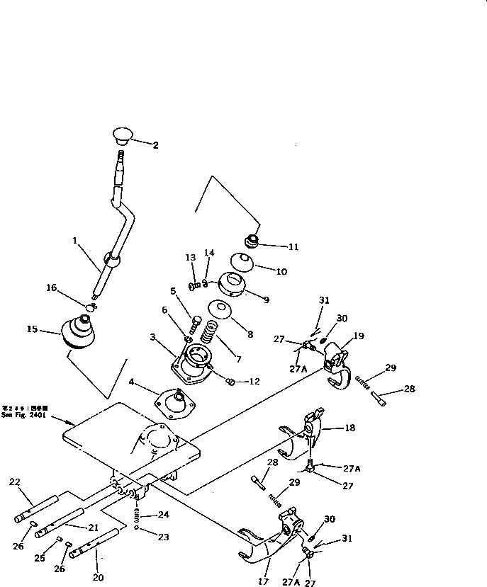 Схема запчастей Komatsu D20PL-6 - ТРАНСМИССИЯ (SHIFT РЫЧАГ И ВИЛЫ) (/) ОСНОВН. МУФТА¤ ДЕМПФЕР ¤ТРАНСМИССИЯ¤ РУЛЕВ. УПРАВЛЕНИЕ И КОНЕЧНАЯ ПЕРЕДАЧА