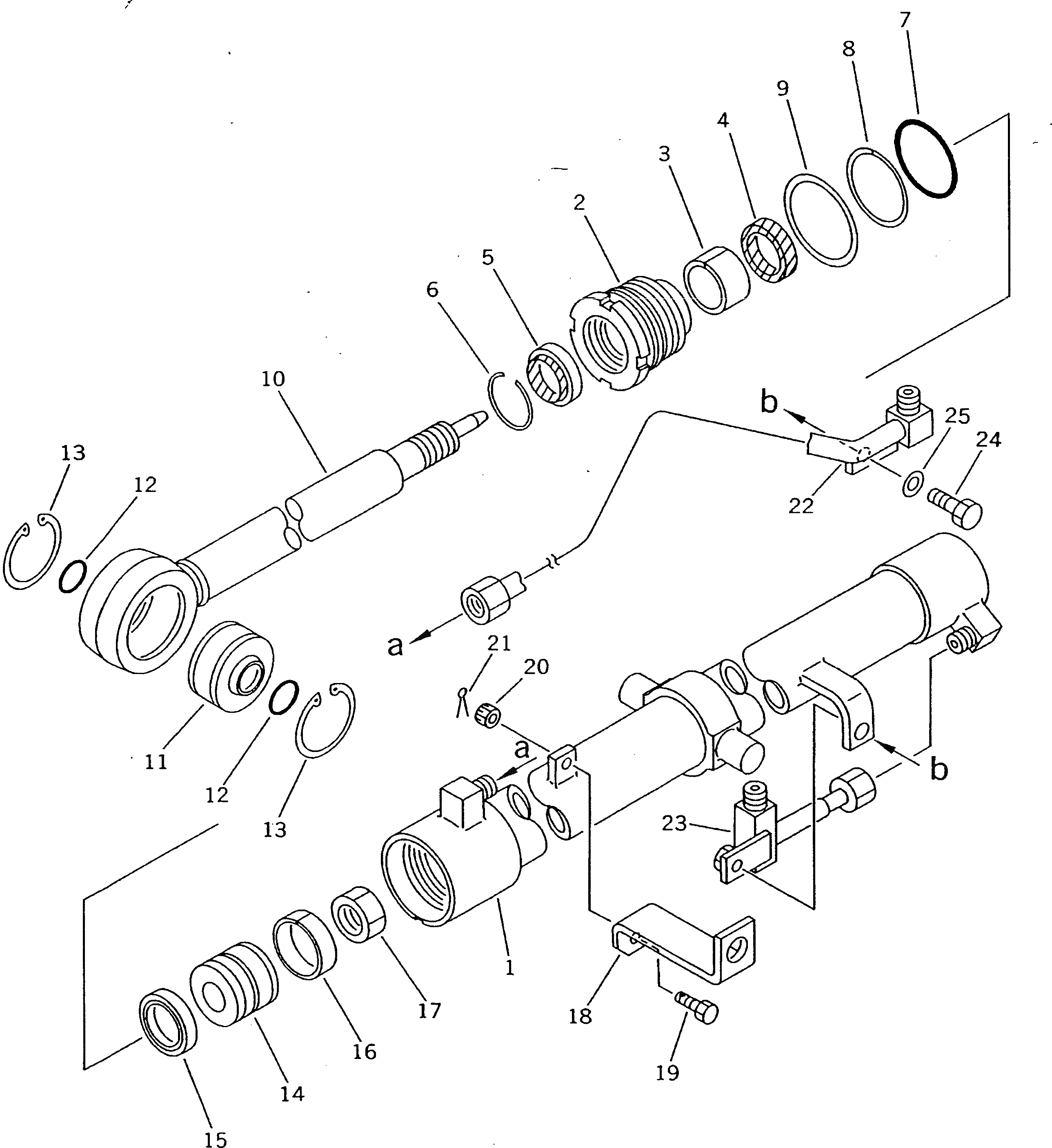 Схема запчастей Komatsu D20PLL-7 - ЦИЛИНДР ПОДЪЕМА ОТВАЛА (DPLL STD ИЛИ DPL УДЛИНН. ГУСЕНИЦЫ СПЕЦ-Я.)    (ВНУТР. ЧАСТИ) ОСНОВН. КОМПОНЕНТЫ И РЕМКОМПЛЕКТЫ
