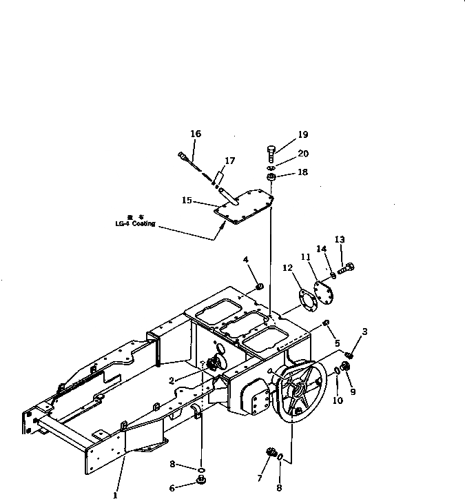 Схема запчастей Komatsu D20PLL-6 - КОРПУС БЛОКА УПРАВЛЕНИЯ ПОВОРОТОМ И ОСНОВНАЯ РАМА ОСНОВН. МУФТА¤ ДЕМПФЕР ¤ТРАНСМИССИЯ¤ РУЛЕВ. УПРАВЛЕНИЕ И КОНЕЧНАЯ ПЕРЕДАЧА