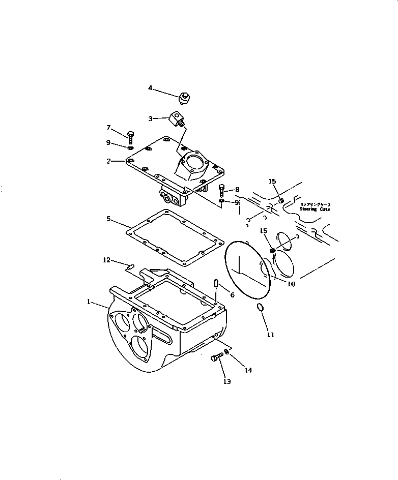 Схема запчастей Komatsu D20Q-6 - ТРАНСМИССИЯ (КОРПУС) (/) ОСНОВН. МУФТА¤ТРАНСМИССИЯ¤ РУЛЕВ. УПРАВЛЕНИЕ И КОНЕЧНАЯ ПЕРЕДАЧА