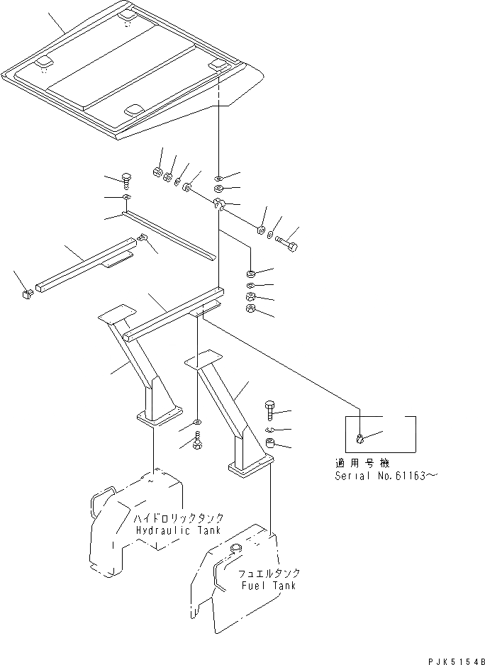Схема запчастей Komatsu D20Q-7-M - FRP НАВЕС КАБИНА ОПЕРАТОРА И СИСТЕМА УПРАВЛЕНИЯ