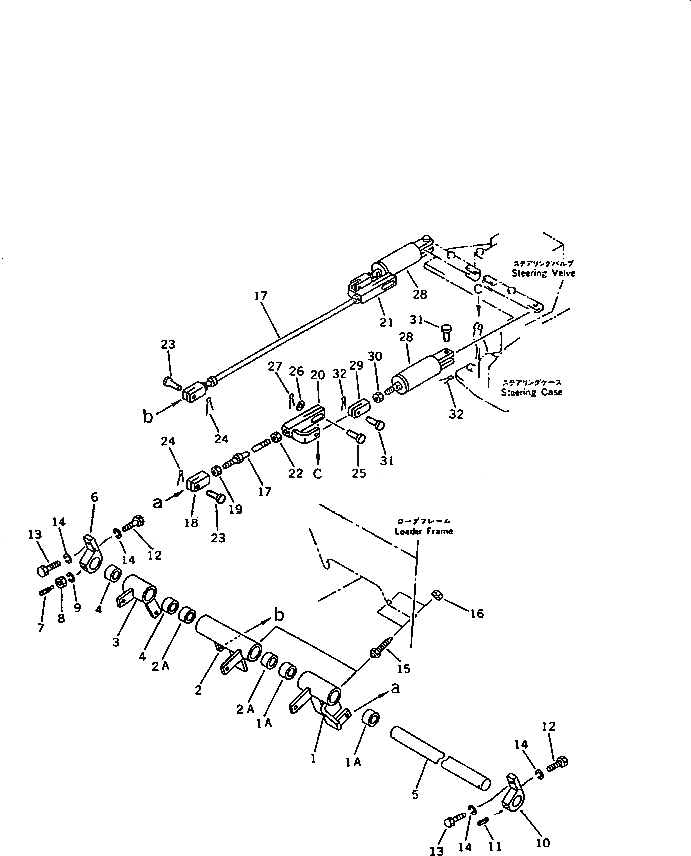 Схема запчастей Komatsu D20QG-6 - РУЛЕВ. УПРАВЛЕНИЕ МЕХ-М УПРАВЛ-Я (ДЛЯ РЫЧАГ РУЛЕВ. УПРАВЛЕНИЕ) СИСТЕМА УПРАВЛЕНИЯ
