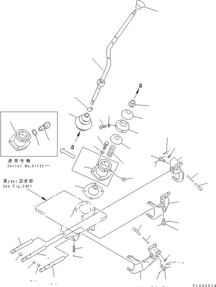 Схема запчастей Komatsu D20S-7 - ТРАНСМИССИЯ (SHIFT РЫЧАГ И ВИЛЫ) (/) (ДЛЯ ЛЕСОЗАГОТОВИТЕЛЬНАЯ ТЕХНИКА) ОСНОВН. МУФТА¤ ДЕМПФЕР¤ ТРАНСМИССИЯ¤ РУЛЕВ. УПРАВЛЕНИЕ И КОНЕЧНАЯ ПЕРЕДАЧА