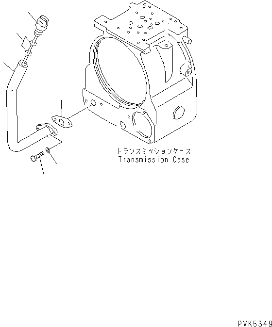 Схема запчастей Komatsu D21A-7 - ТРАНСМИССИЯ (F-R) (НАПОЛНИТЕЛЬ) СИЛОВАЯ ПЕРЕДАЧА И КОНЕЧНАЯ ПЕРЕДАЧА