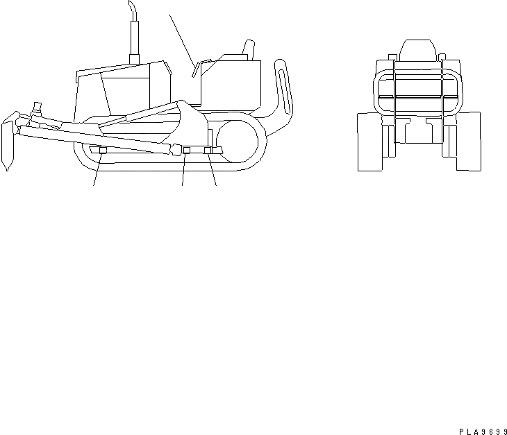 Схема запчастей Komatsu D21A-7T - ЦЕНТР ТЯЖЕСТИ MARK МАРКИРОВКА¤ ИНСТРУМЕНТ И РЕМКОМПЛЕКТЫ
