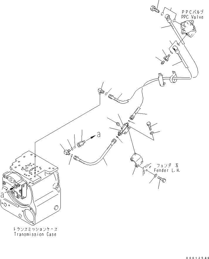 Схема запчастей Komatsu D21A-8 - РУЛЕВ. УПРАВЛЕНИЕ МАСЛ. ЛИНИИ (ДЛЯ MONO РЫЧАГ РУЛЕВ. УПРАВЛЕНИЕ) (ДЛЯ F-R ТРАНСМИССИЯ) СИЛОВАЯ ПЕРЕДАЧА И КОНЕЧНАЯ ПЕРЕДАЧА