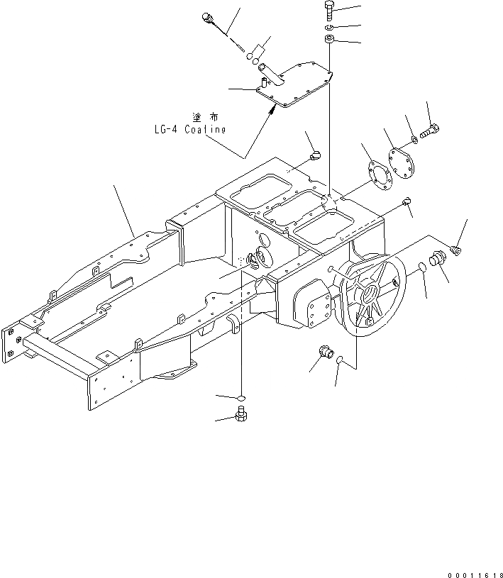 Схема запчастей Komatsu D21A-8 - БЛОК РУЛЕВ. УПРАВЛЕНИЯ (ДЛЯ ПОВОРОТНОГО ОТВАЛА) (ДЛЯ РЫЧАГИ РУЛЕВ. УПРАВЛЕНИЕ) ОСНОВН. РАМА И КОМПОНЕНТЫ