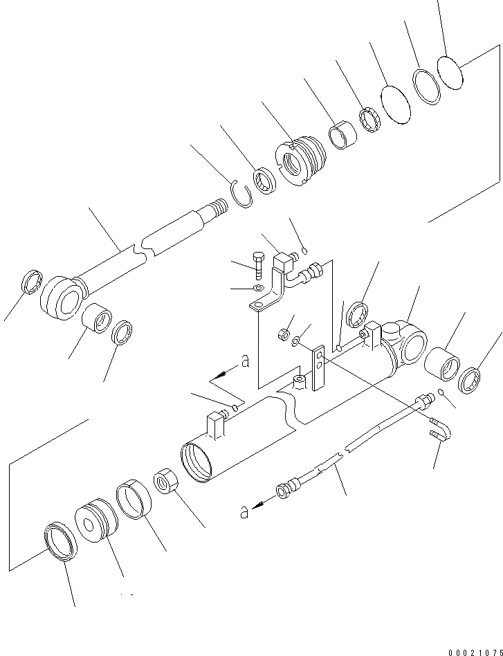 Схема запчастей Komatsu D21A-8T - ЦИЛИНДР ПОДЪЕМА ОТВАЛА (TОБОД КОЛЕСАMING СПЕЦ-Я.) ОСНОВН. КОМПОНЕНТЫ И РЕМКОМПЛЕКТЫ
