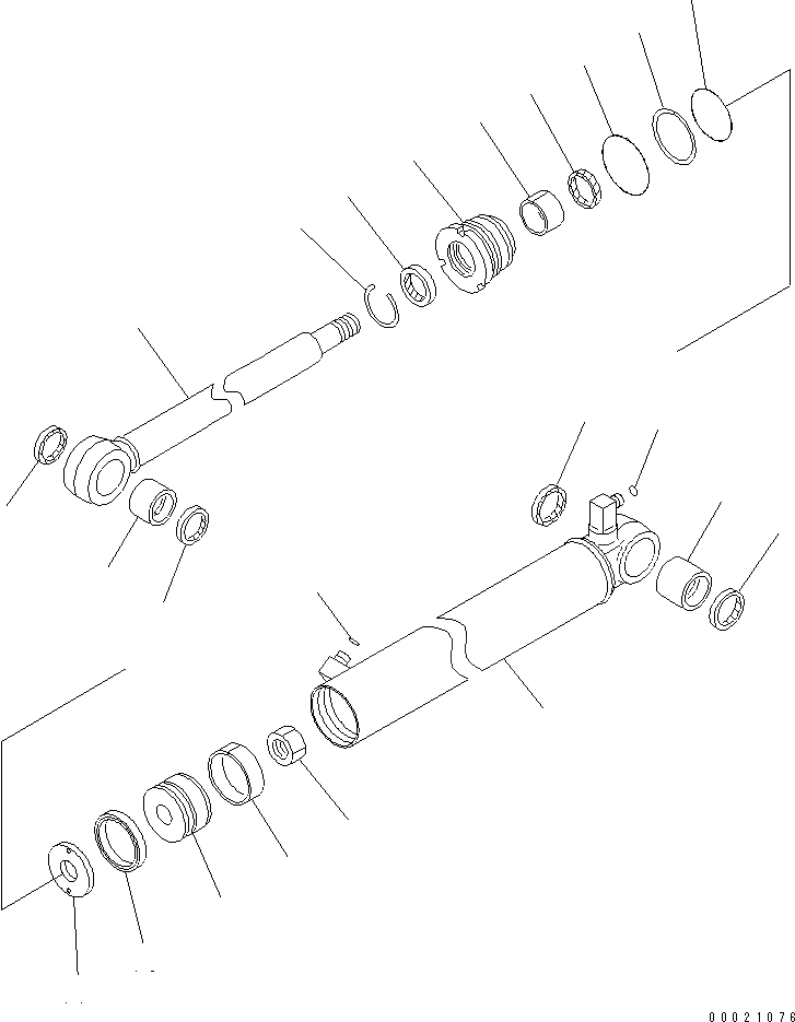 Схема запчастей Komatsu D21A-8T - TОБОД КОЛЕСАMING ЦИЛИНДР ОСНОВН. КОМПОНЕНТЫ И РЕМКОМПЛЕКТЫ