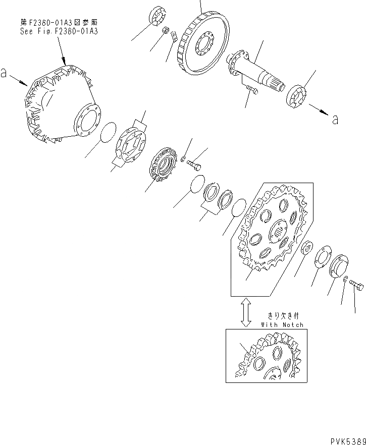 Схема запчастей Komatsu D21P-7A-M - КОНЕЧНАЯ ПЕРЕДАЧА ЗВЕЗДОЧКА СИЛОВАЯ ПЕРЕДАЧА И КОНЕЧНАЯ ПЕРЕДАЧА