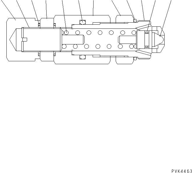 Схема запчастей Komatsu D21P-7A-M - ОСНОВН. КЛАПАН (ПЕРЕГРУЗК. РАЗГРУЗ. КЛАПАН) ОСНОВН. КОМПОНЕНТЫ И РЕМКОМПЛЕКТЫ