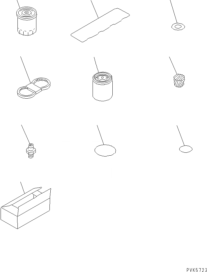 Схема запчастей Komatsu D21P-7T-M - ЗАП. ЧАСТИ(№78-788) АКСЕССУАРЫ