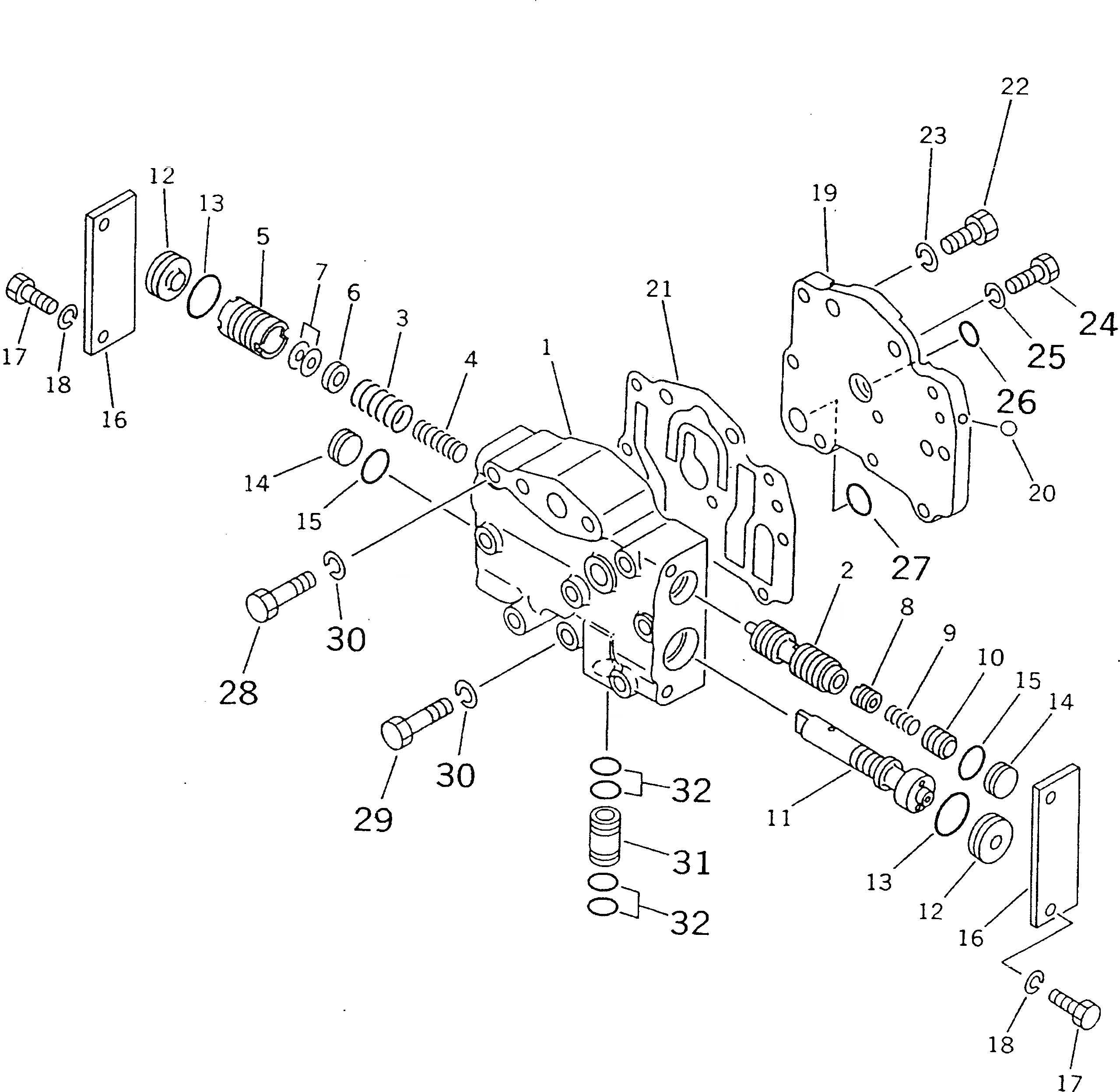Схема запчастей Komatsu D21P-7T - КЛАПАН ТРАНСМИССИИ (F-R) (MODULATION) ДЕМПФЕР¤ ТРАНСМИССИЯ¤ РУЛЕВ. УПРАВЛЕНИЕ И КОНЕЧНАЯ ПЕРЕДАЧА