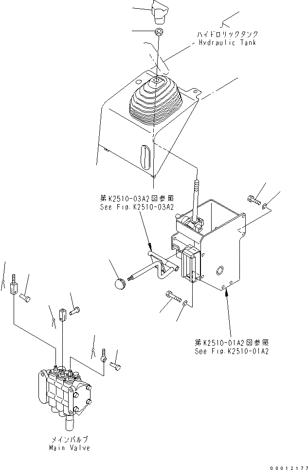Схема запчастей Komatsu D21P-8E0 - РАБОЧЕЕ ОБОРУДОВАНИЕ УПРАВЛ-Е (KNOB) (ДЛЯ PAT DOZER) (ДЛЯ КАБИНА ROPS)(№9-) КАБИНА ОПЕРАТОРА И СИСТЕМА УПРАВЛЕНИЯ