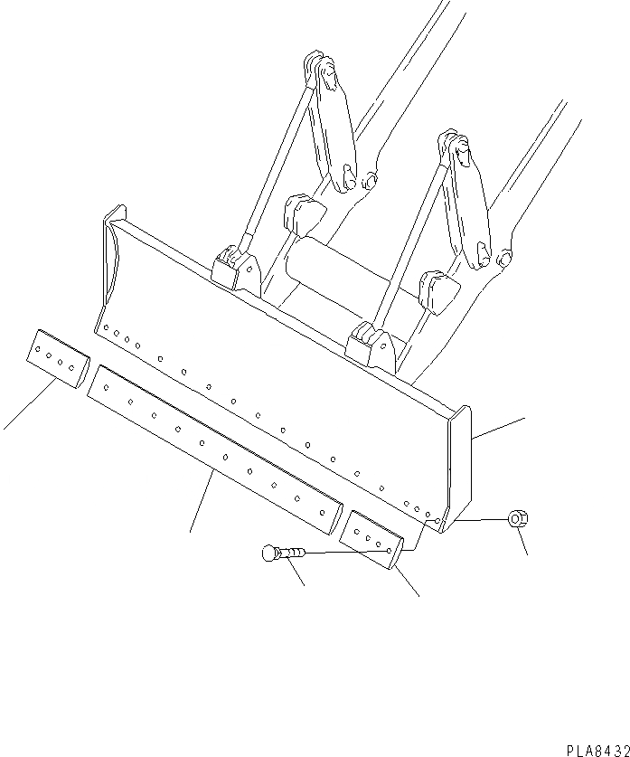Схема запчастей Komatsu D21Q-7 - ПРЯМ. DOZER КАТАЛОГИ ЗЧ