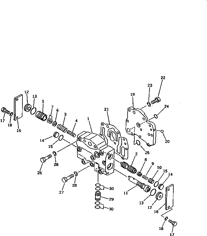 Схема запчастей Komatsu D21S-6 - ТРАНСМИССИЯ (F-R) (MODULATION) ОСНОВН. МУФТА¤ТРАНСМИССИЯ¤ РУЛЕВ. УПРАВЛЕНИЕ И КОНЕЧНАЯ ПЕРЕДАЧА