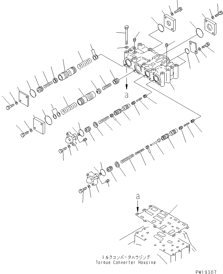 Схема запчастей Komatsu D275A-2 - ГИДРОТРАНСФОРМАТОР КЛАПАН (/) (МОРОЗОУСТОЙЧИВ. СПЕЦ-Я) СИЛОВАЯ ПЕРЕДАЧА И КОНЕЧНАЯ ПЕРЕДАЧА