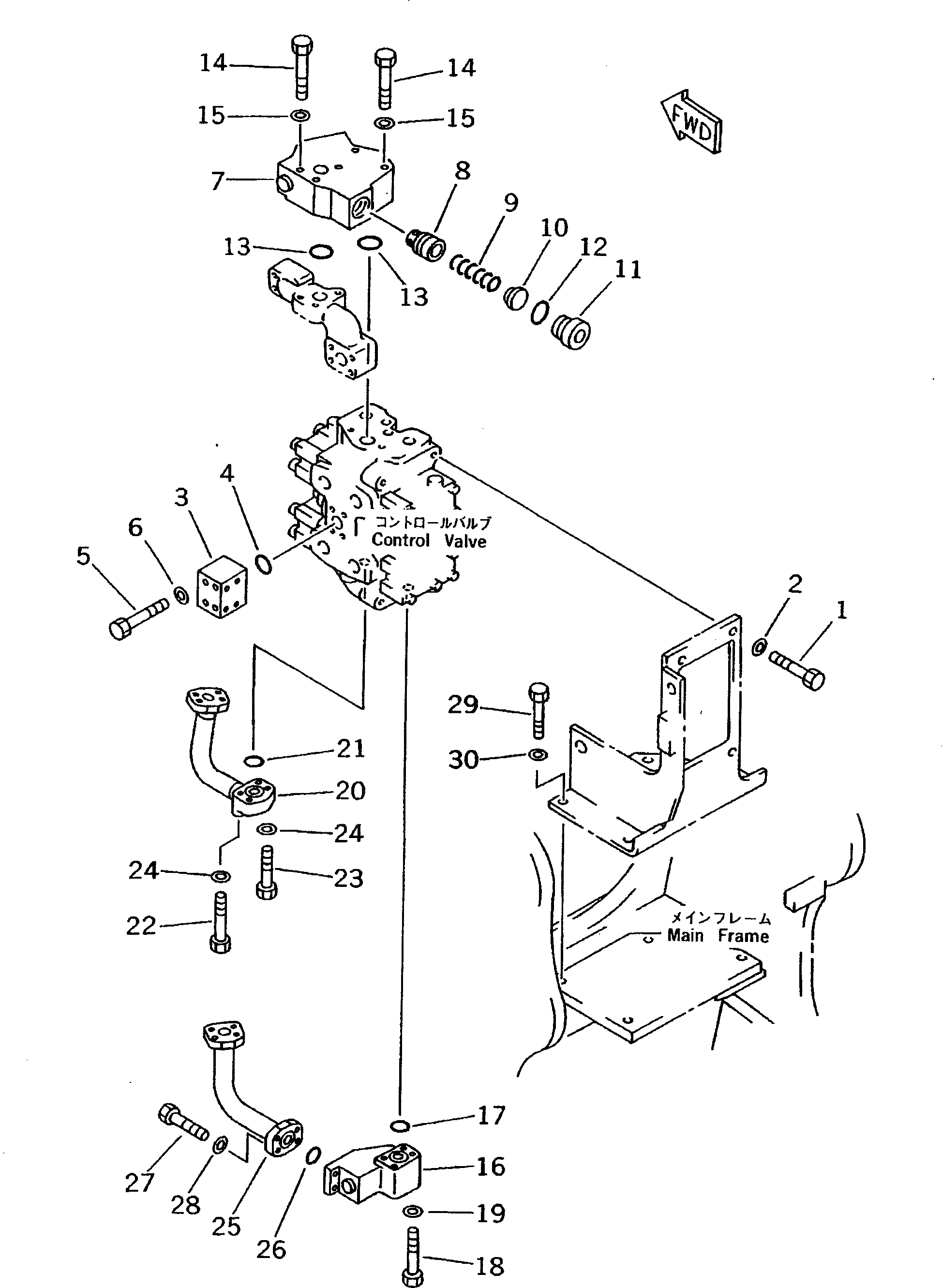 Схема запчастей Komatsu D275A-2 - РЫХЛИТЕЛЬ КЛАПАН И КРЕПЛЕНИЕ (/) (МОРОЗОУСТОЙЧИВ. СПЕЦ-Я) ГИДРАВЛИКА