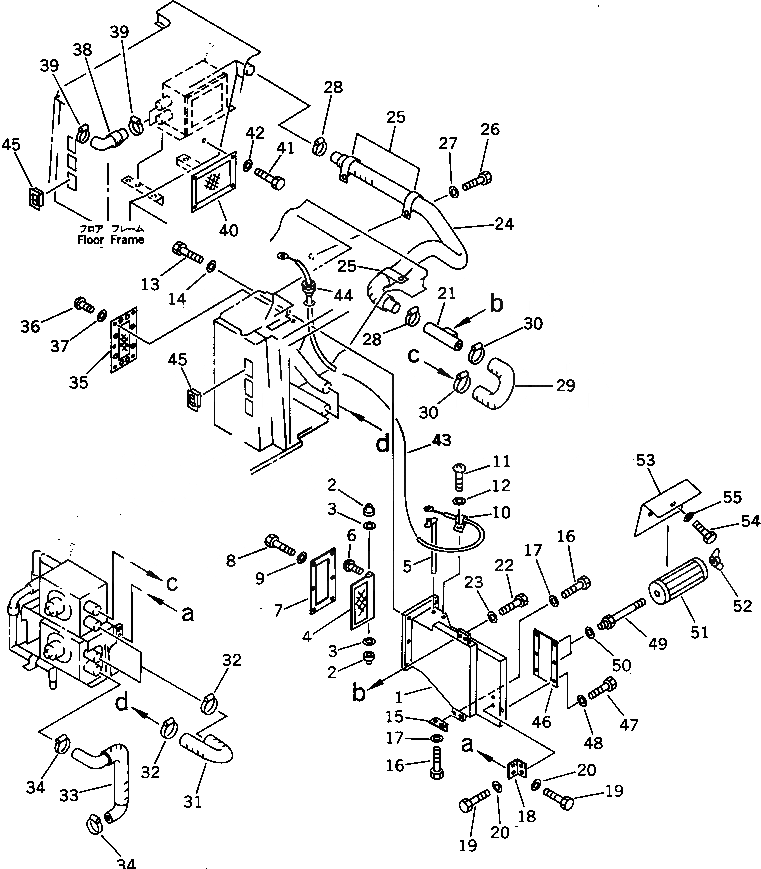 Схема запчастей Komatsu D275A-2 - ОБОГРЕВАТЕЛЬ. ВОЗДУХОВОДЫ (МОРОЗОУСТОЙЧИВ. СПЕЦ-Я) КАБИНА ОПЕРАТОРА И СИСТЕМА УПРАВЛЕНИЯ