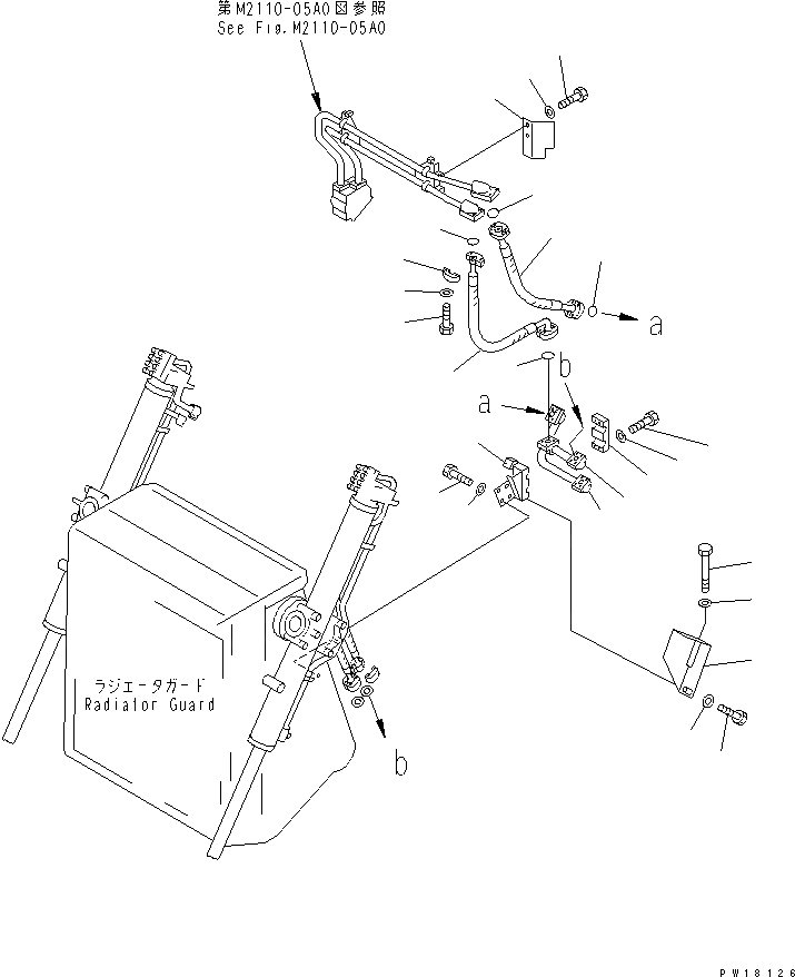 Схема запчастей Komatsu D275A-2 - ПОДЪЕМ. ОТВАЛА ЛИНИЯ (/) (МОРОЗОУСТОЙЧИВ. СПЕЦ-Я) ЧАСТИ КОРПУСА