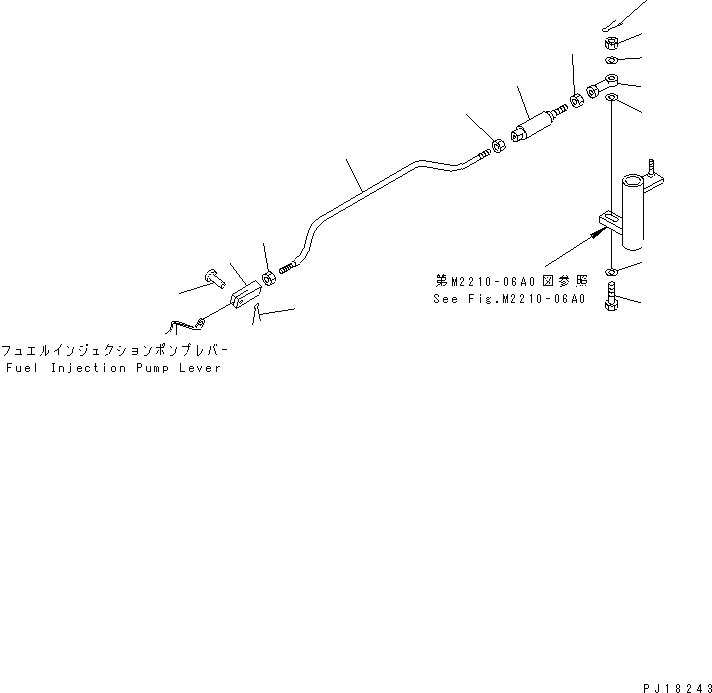 Схема запчастей Komatsu D275A-2 - УПРАВЛ-Е ДВИГАТЕЛЕМ МЕХАНИЗМ ЧАСТИ КОРПУСА