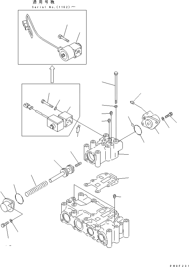Схема запчастей Komatsu D275A-2 - ГИДРОТРАНСФОРМАТОР КЛАПАН (/) СИЛОВАЯ ПЕРЕДАЧА И КОНЕЧНАЯ ПЕРЕДАЧА