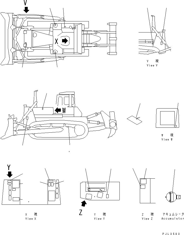 Схема запчастей Komatsu D275A-2 - МАРКИРОВКА (/) (ПОРТУГАЛ.) (ДЛЯ ЕС)(№-) МАРКИРОВКА