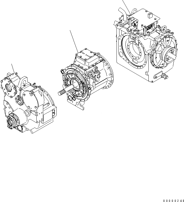 Схема запчастей Komatsu D275A-5D - СИЛОВАЯ ПЕРЕДАЧА (МОРОЗОУСТОЙЧИВ. СПЕЦ-Я) СИЛОВАЯ ПЕРЕДАЧА И КОНЕЧНАЯ ПЕРЕДАЧА