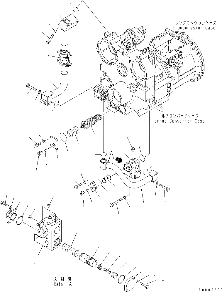 Схема запчастей Komatsu D275A-5D - СИЛОВАЯ ПЕРЕДАЧА (СИЛОВАЯ ЛИНИЯ (ВСАСЫВ.)) (МОРОЗОУСТОЙЧИВ. СПЕЦ-Я)(№-(9)) СИЛОВАЯ ПЕРЕДАЧА И КОНЕЧНАЯ ПЕРЕДАЧА