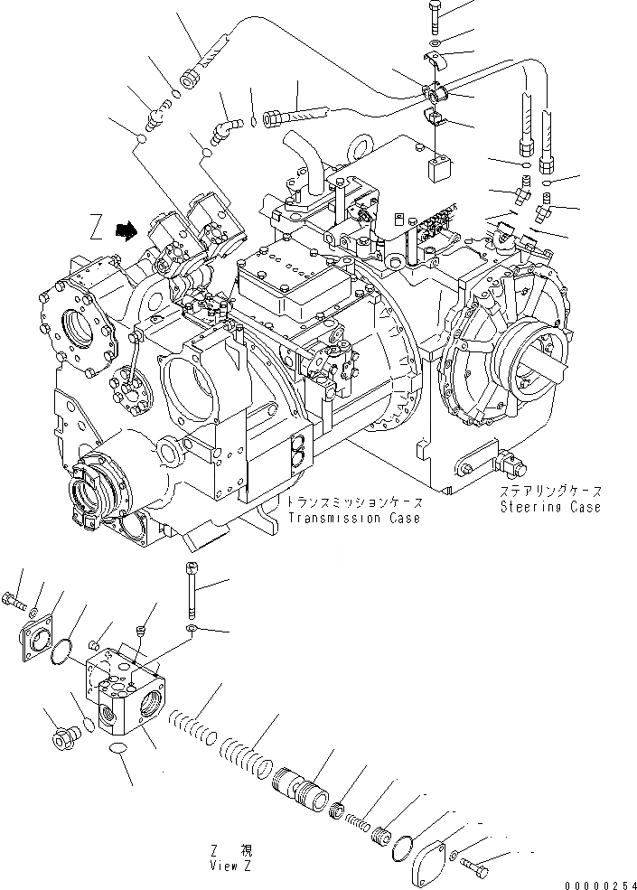 Схема запчастей Komatsu D275A-5D - RELIER КЛАПАН (ФИЛЬТР.) (МОРОЗОУСТОЙЧИВ. СПЕЦ-Я)(№-()) СИЛОВАЯ ПЕРЕДАЧА И КОНЕЧНАЯ ПЕРЕДАЧА