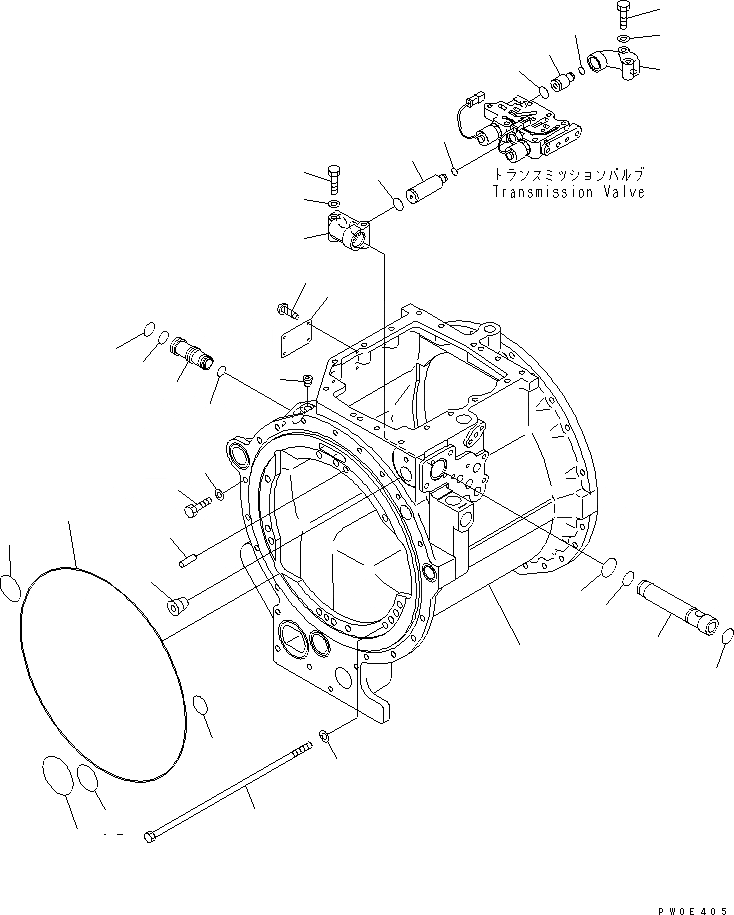 Схема запчастей Komatsu D275A-5D - ТРАНСМИССИЯ (КОРПУС) (МОРОЗОУСТОЙЧИВ. СПЕЦ-Я)(№-()) СИЛОВАЯ ПЕРЕДАЧА И КОНЕЧНАЯ ПЕРЕДАЧА