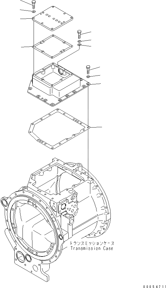 Схема запчастей Komatsu D275A-5D - КЛАПАН ТРАНСМИССИИ КРЫШКА(МОРОЗОУСТОЙЧИВ. СПЕЦ-Я)(№(7)-) СИЛОВАЯ ПЕРЕДАЧА И КОНЕЧНАЯ ПЕРЕДАЧА