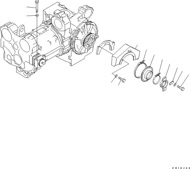 Схема запчастей Komatsu D275A-5D - СИЛОВАЯ ПЕРЕДАЧА ТРУБЫ (КРЕПЛЕНИЕ) СИЛОВАЯ ПЕРЕДАЧА И КОНЕЧНАЯ ПЕРЕДАЧА