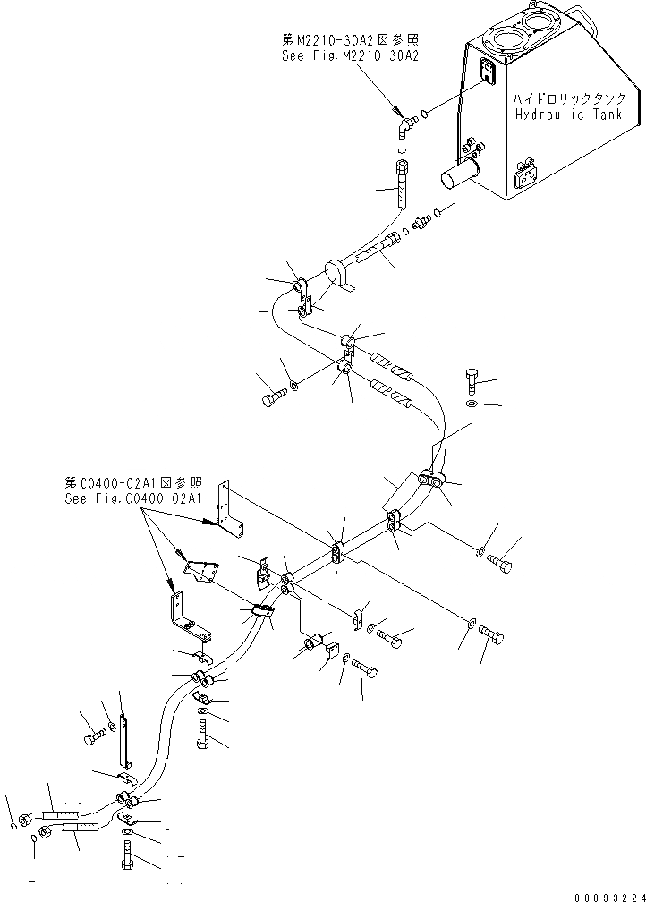 Схема запчастей Komatsu D275A-5D - ВЕНТИЛЯТОР ОХЛАЖДЕНИЯ ПРИВОД ТРУБЫ (ВОЗВРАТ. ТРУБЫ) (МОРОЗОУСТОЙЧИВ. СПЕЦ-Я) (БЕЗ ПОДОГРЕВАТЕЛЬ ХЛАДАГЕНТА)(№7-) ГИДРАВЛИКА