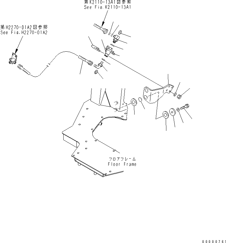 Схема запчастей Komatsu D275A-5D - БЛОКИР. ОТВАЛА КЛАПАН ТРУБЫ (МОРОЗОУСТОЙЧИВ. СПЕЦ-Я) КАБИНА ОПЕРАТОРА И СИСТЕМА УПРАВЛЕНИЯ