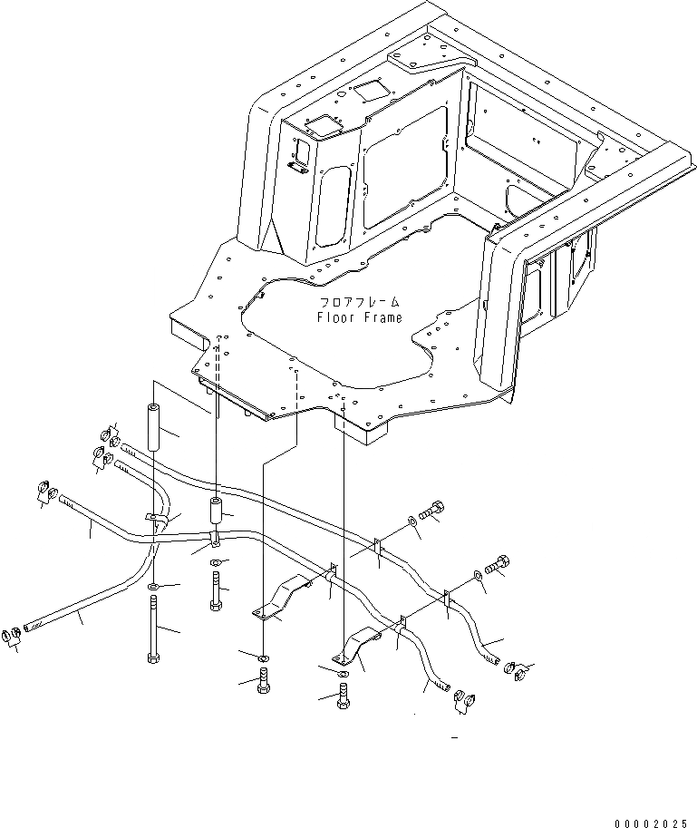 Схема запчастей Komatsu D275A-5D - АККУМУЛЯТОР ГИДР. ПРОВОД. ОБОГРЕВАТЕЛЯ (МОРОЗОУСТОЙЧИВ. СПЕЦ-Я) КАБИНА ОПЕРАТОРА И СИСТЕМА УПРАВЛЕНИЯ