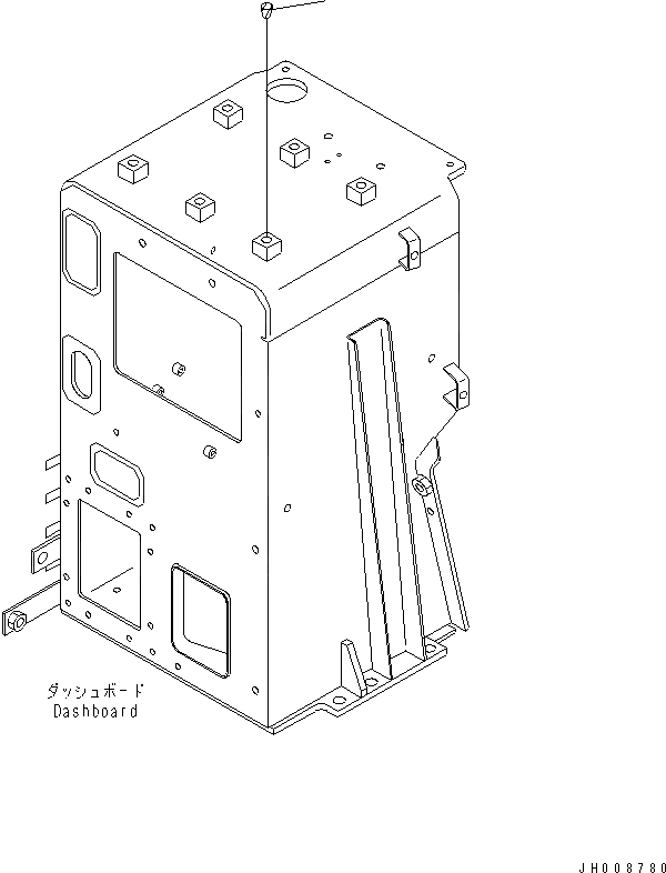 Схема запчастей Komatsu D275A-5D - ПРИБОРНАЯ ПАНЕЛЬ (PULG) (МОРОЗОУСТОЙЧИВ. СПЕЦ-Я)(№-) КАБИНА ОПЕРАТОРА И СИСТЕМА УПРАВЛЕНИЯ