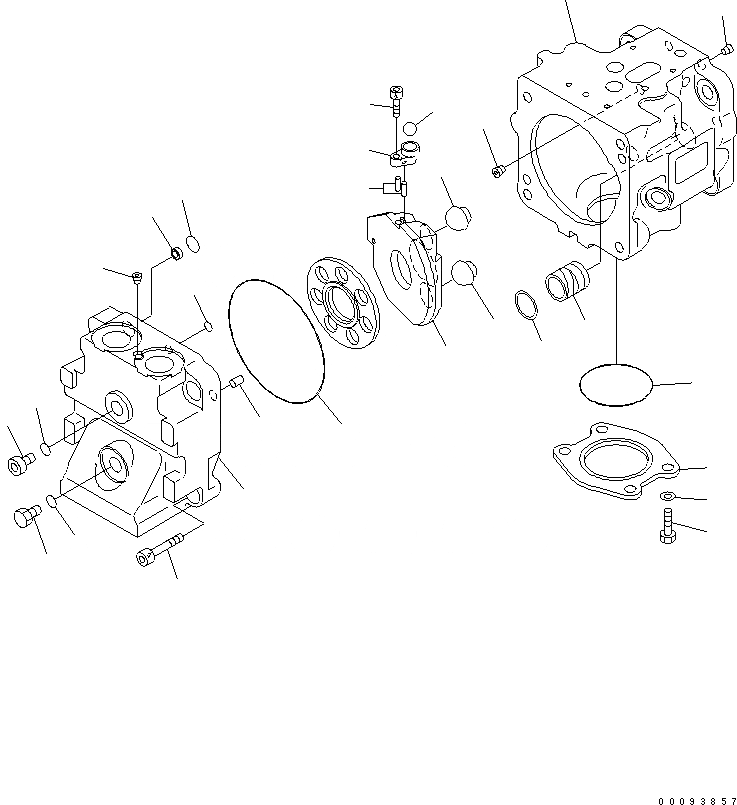 Схема запчастей Komatsu D275A-5D - НАСОС ВЕНТИЛЯТОРА (/) (МОРОЗОУСТОЙЧИВ. СПЕЦ-Я)(№-) ОСНОВН. КОМПОНЕНТЫ И РЕМКОМПЛЕКТЫ