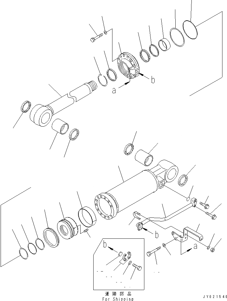 Схема запчастей Komatsu D275A-5D - РЫХЛИТЕЛЬ ГИДРОЦИЛИНДР ПОДЪЕМА (МОРОЗОУСТОЙЧИВ. СПЕЦ-Я)(№-9) ОСНОВН. КОМПОНЕНТЫ И РЕМКОМПЛЕКТЫ