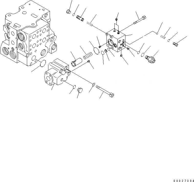Схема запчастей Komatsu D275A-5D - УПРАВЛЯЮЩ. КЛАПАН (4-Х СЕКЦИОНН.) (/) (МОРОЗОУСТОЙЧИВ. СПЕЦ-Я) ОСНОВН. КОМПОНЕНТЫ И РЕМКОМПЛЕКТЫ
