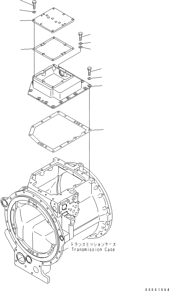 Схема запчастей Komatsu D275A-5R - КЛАПАН ТРАНСМИССИИ COVER(№-) СИЛОВАЯ ПЕРЕДАЧА И КОНЕЧНАЯ ПЕРЕДАЧА