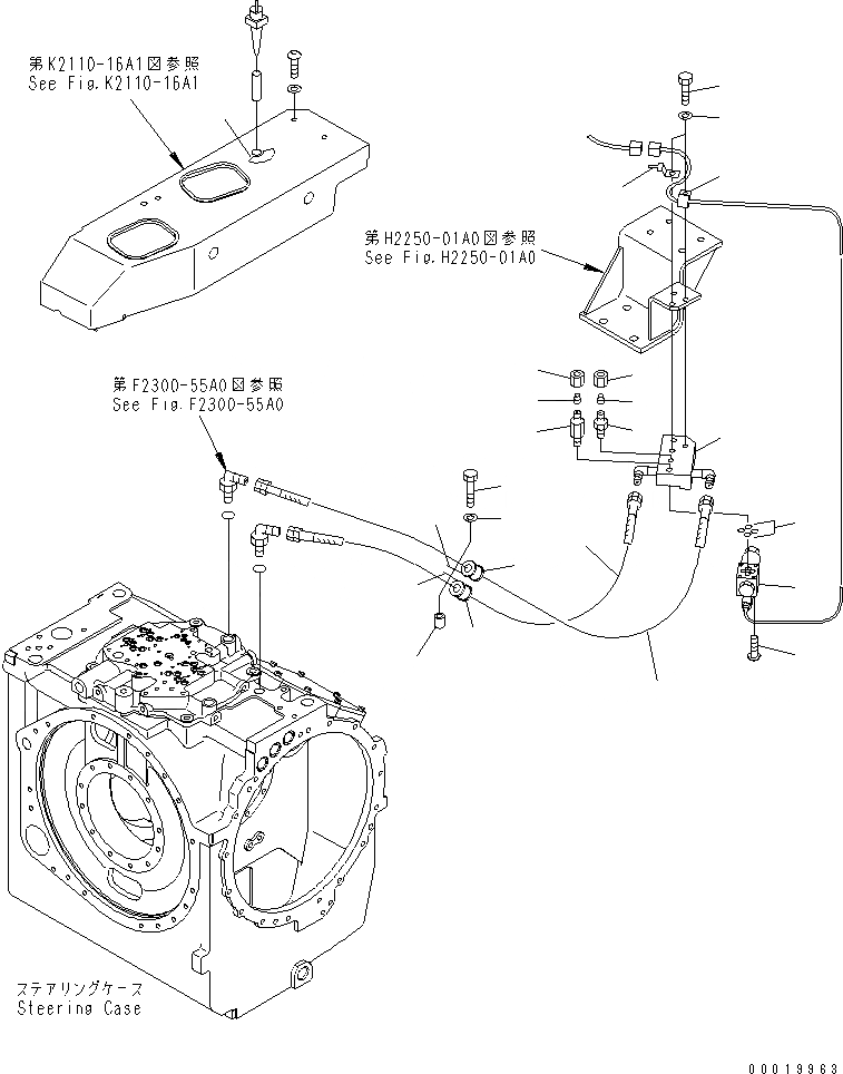 Схема запчастей Komatsu D275A-5 - КЛАПАН СТОПОРН. ПАЛЬЦА И БЛОК (С ГИГАНТСК. РЫХЛИТ)(№-) ГИДРАВЛИКА